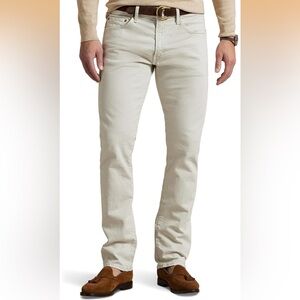 Polo Ralph Lauren Straight Jeans in Cream